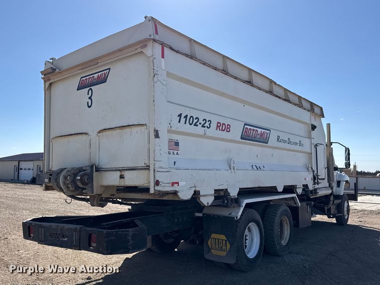 image for item DZ5238 2020 International HV607 feed mixer truck