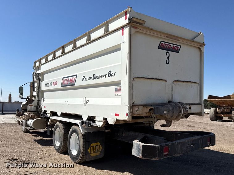 image for item DZ5238 2020 International HV607 feed mixer truck