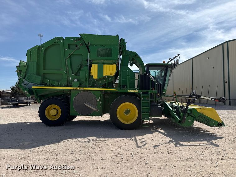 image for item DZ5360 2020 John Deere CS690 RWA cotton stripper