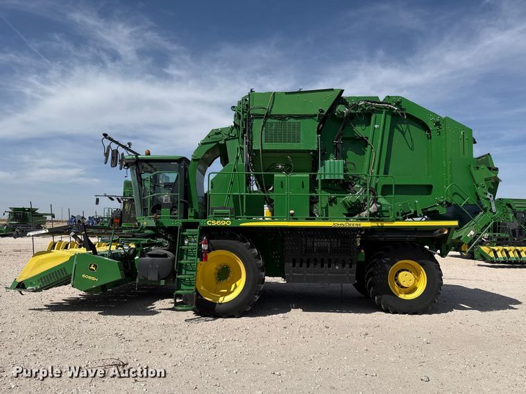 image for item DZ5360 2020 John Deere CS690 RWA cotton stripper