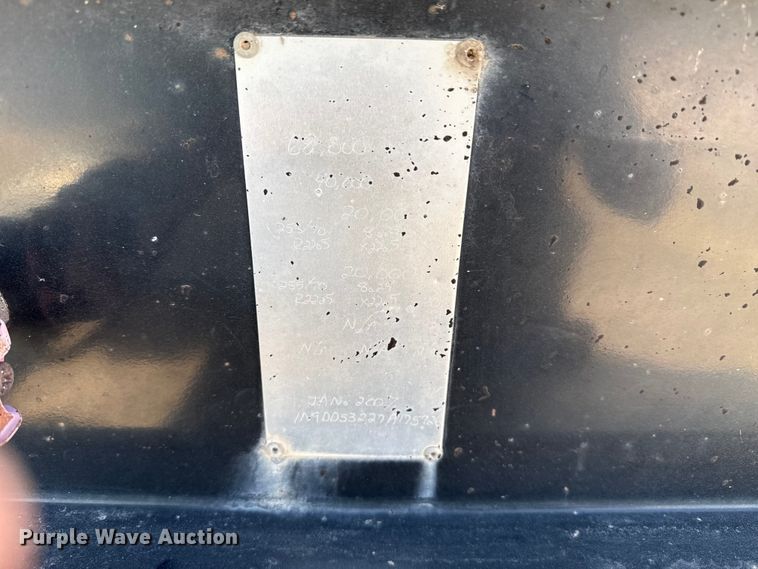 image for item DZ5361 2007 Neville Built sprayer trailer