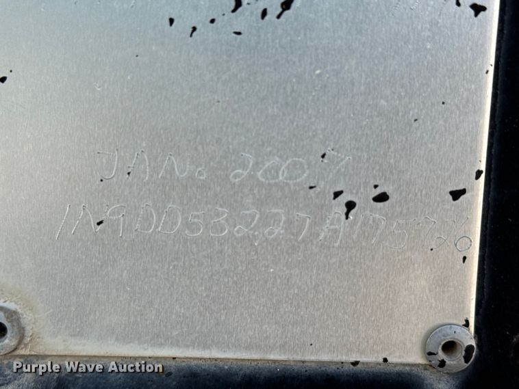 image for item DZ5361 2007 Neville Built sprayer trailer