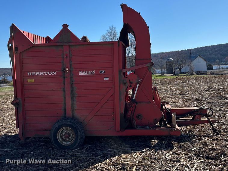 image for item EA4756 Hesston Stack Hand 10 hay bale stacker
