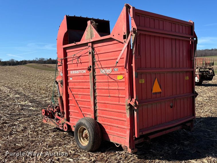 image for item EA4756 Hesston Stack Hand 10 hay bale stacker