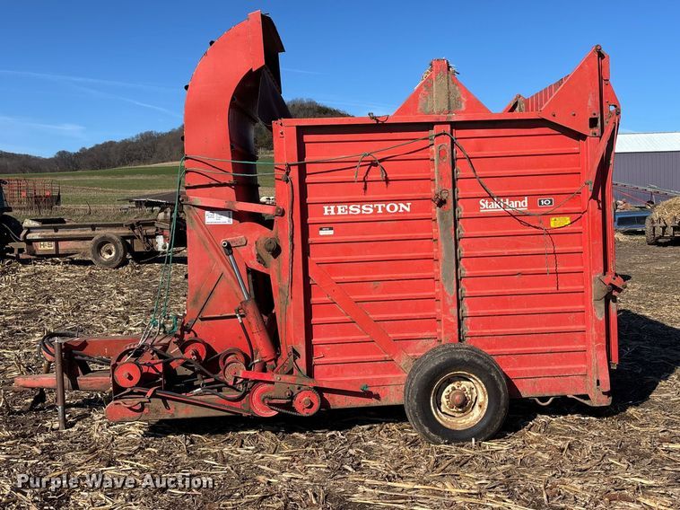 image for item EA4756 Hesston Stack Hand 10 hay bale stacker