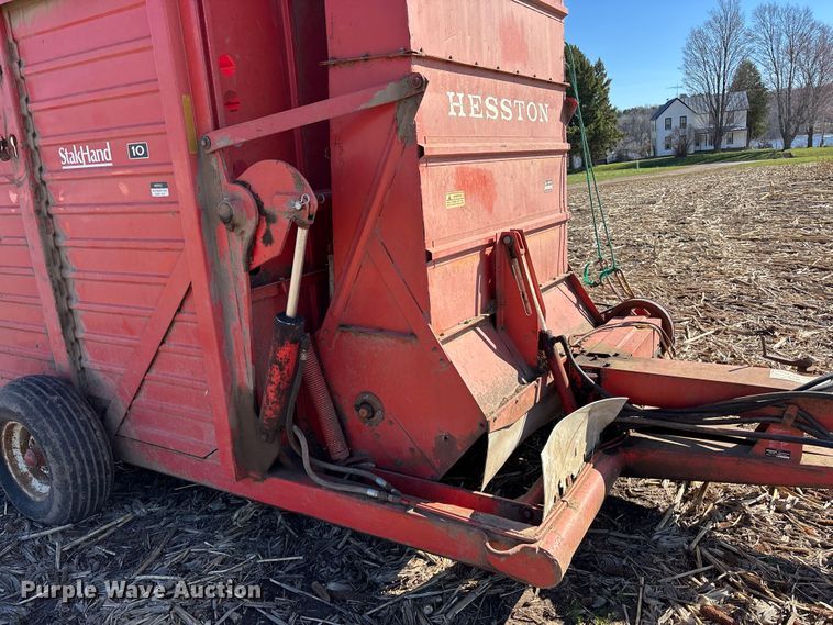 image for item EA4756 Hesston Stack Hand 10 hay bale stacker