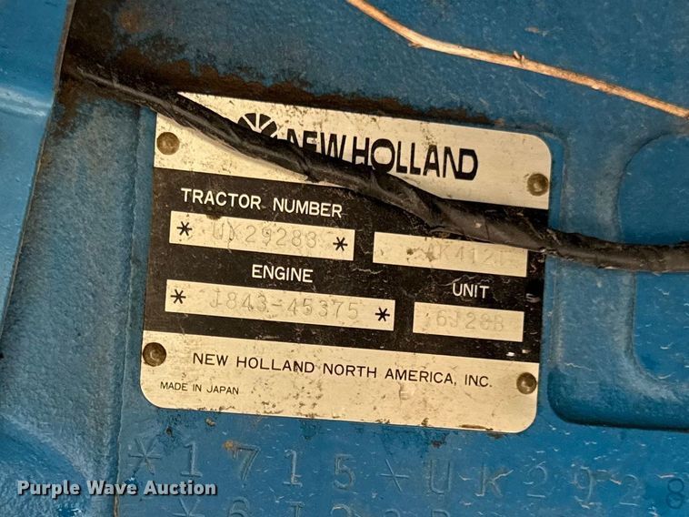 image for item EC4577 1996 New holland 1715 MFWD tractor