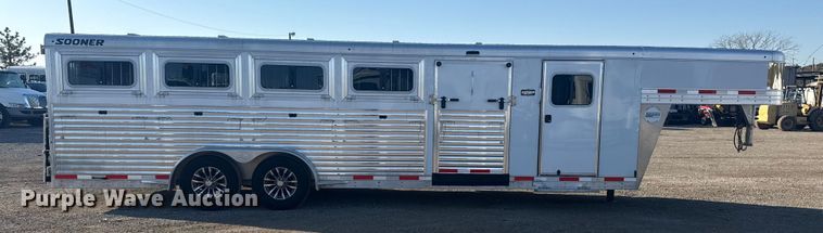 image for item EG1716 2025 Exiss Sooner Trailer Mfg. Sooner Select 7026 livestock trailer