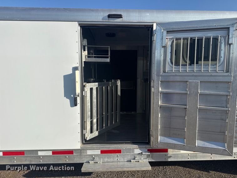 image for item EG1716 2025 Exiss Sooner Trailer Mfg. Sooner Select 7026 livestock trailer