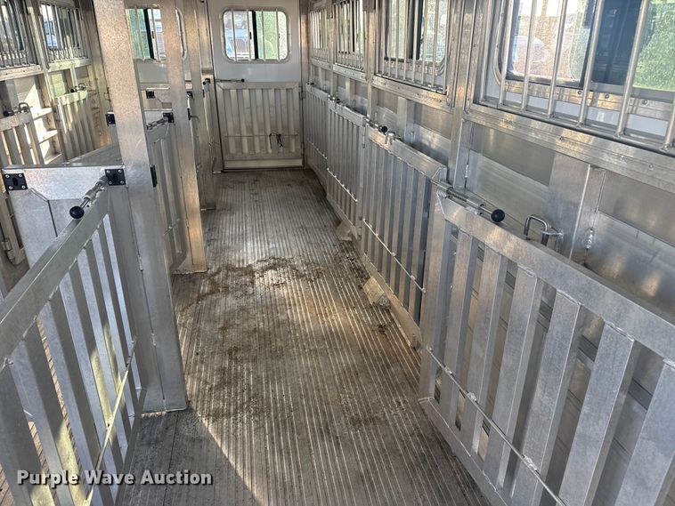 image for item EG1716 2025 Exiss Sooner Trailer Mfg. Sooner Select 7026 livestock trailer