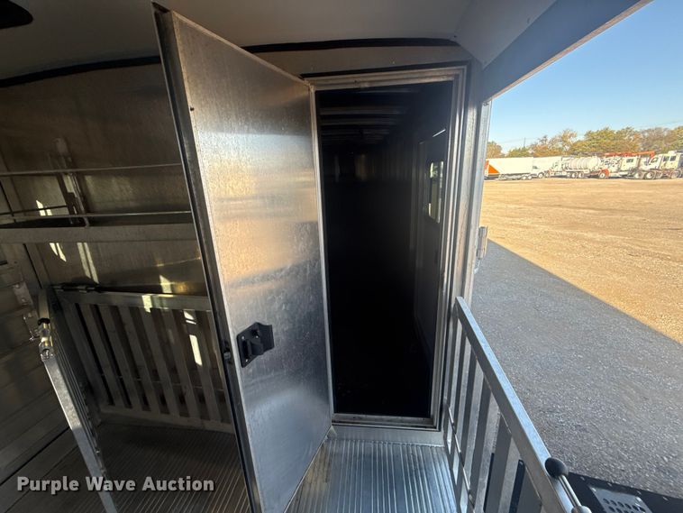 image for item EG1716 2025 Exiss Sooner Trailer Mfg. Sooner Select 7026 livestock trailer