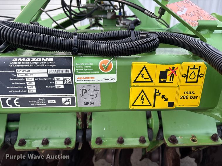 image for item EO4141 Amazone Catros 7501-2T disk