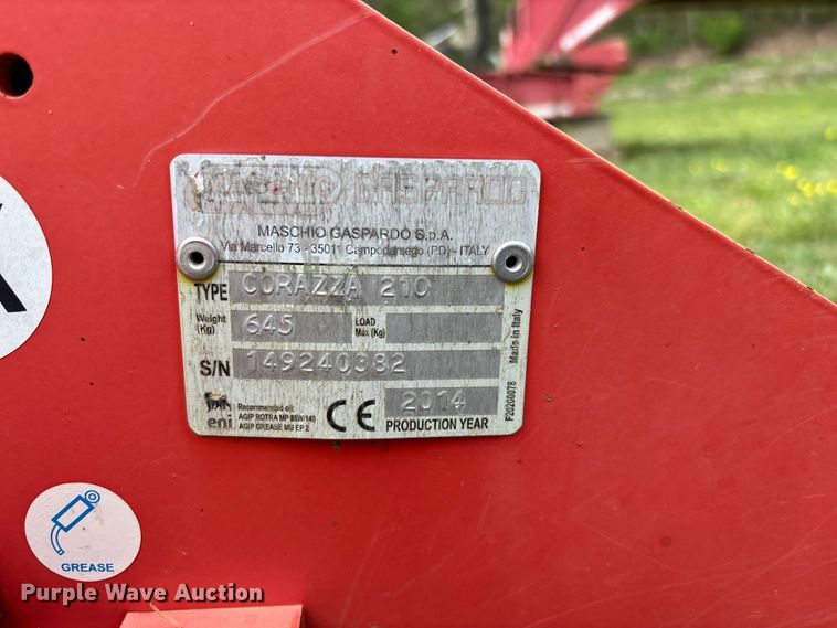 image for item EO4185 Maschio Corazza 210 flail mower