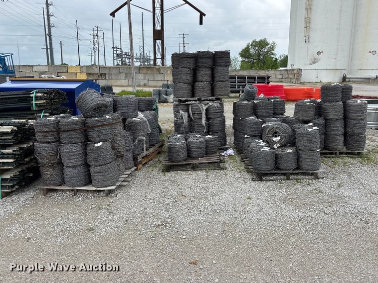image for item EO4188 Approximately (270) rolls of barbed wire