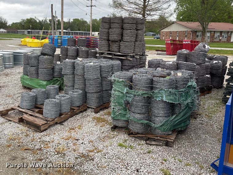 image for item EO4188 Approximately (270) rolls of barbed wire