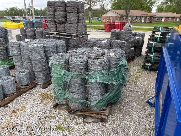 image for item EO4188 Approximately (270) rolls of barbed wire