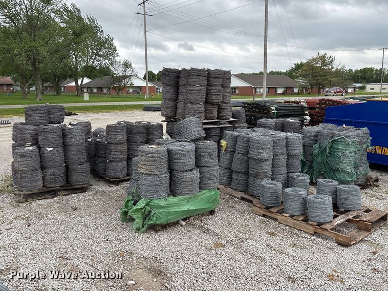 image for item EO4188 Approximately (270) rolls of barbed wire