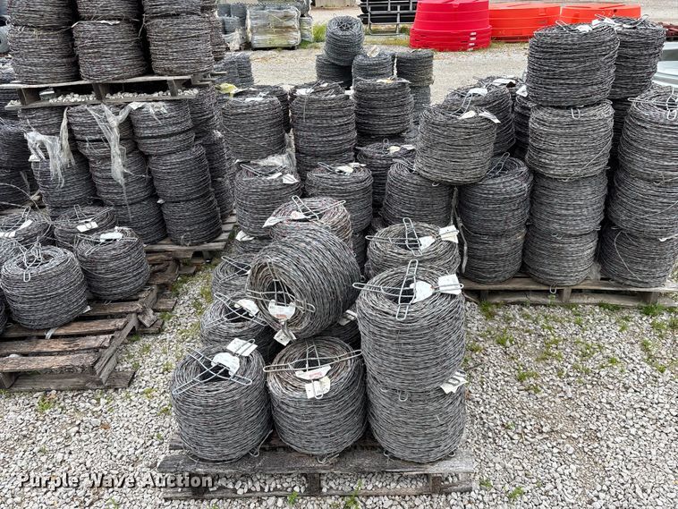 image for item EO4188 Approximately (270) rolls of barbed wire