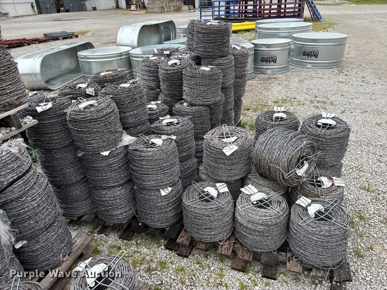 image for item EO4188 Approximately (270) rolls of barbed wire