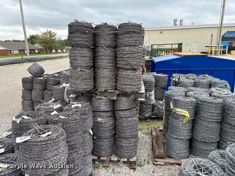 image for item EO4188 Approximately (270) rolls of barbed wire