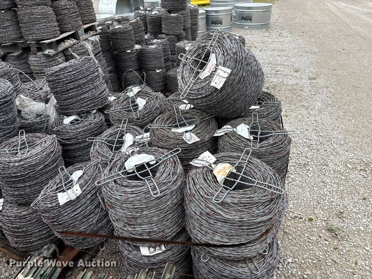 image for item EO4188 Approximately (270) rolls of barbed wire