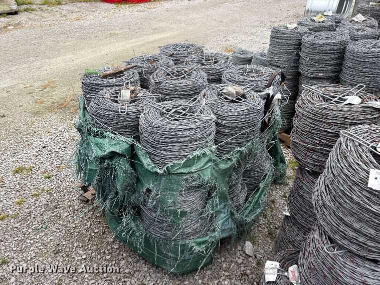 image for item EO4188 Approximately (270) rolls of barbed wire