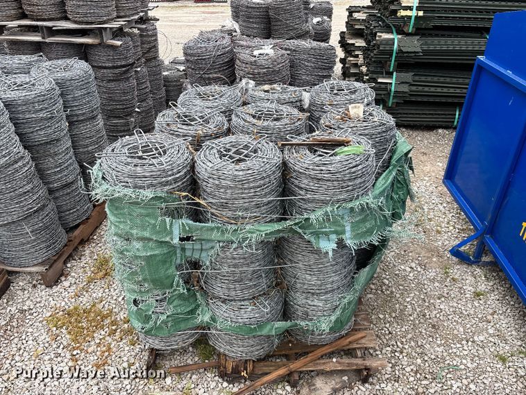 image for item EO4188 Approximately (270) rolls of barbed wire