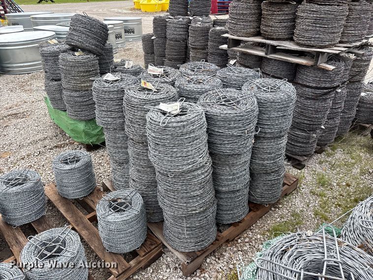 image for item EO4188 Approximately (270) rolls of barbed wire