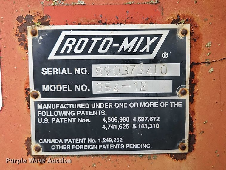 image for item EO7244 Roto-Mix 354-12 feed mixer