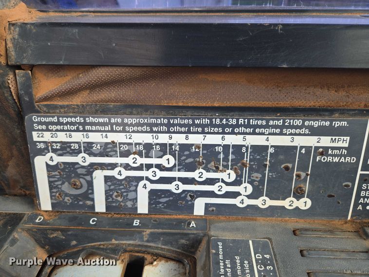 image for item ER1088 1984 John Deere 8650 4WD tractor