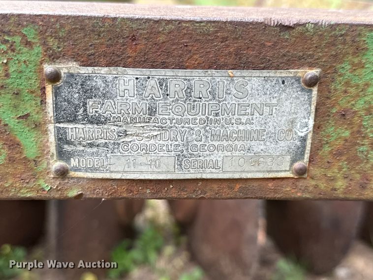 image for item ET1934 Harris 11-10 tandem disk