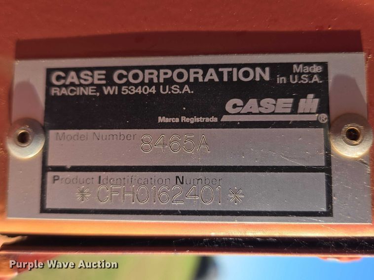 image for item ET5171 Case 8465A round baler