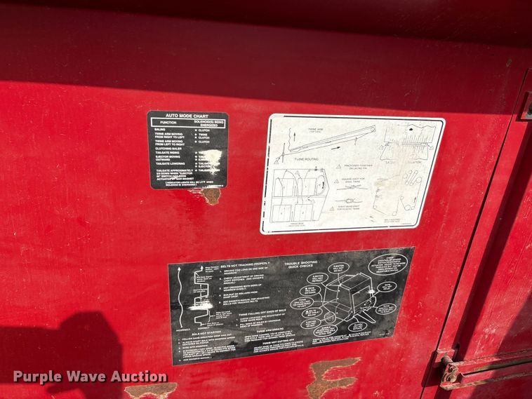 image for item EU5518 Case international 8460 round baler