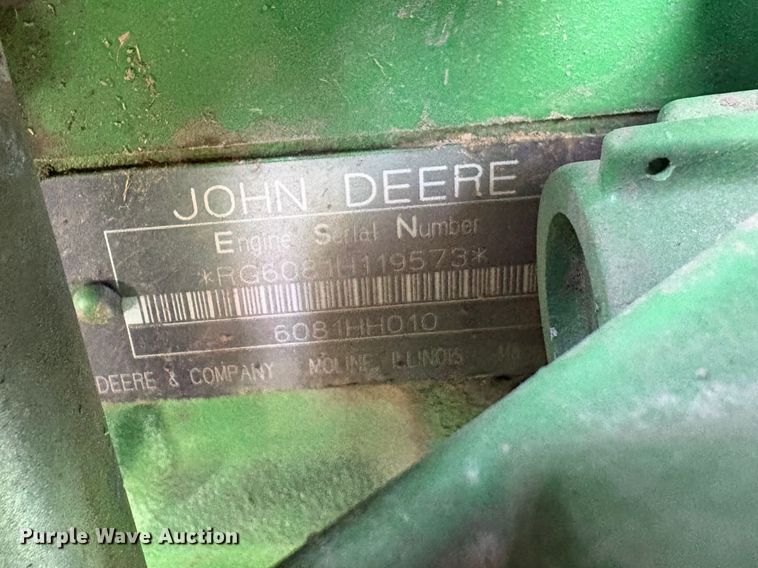 image for item EV2915 2001 John Deere 9650 combine
