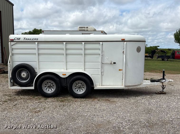 image for item EW1501 2005 Contract Manufacturer livestock trailer