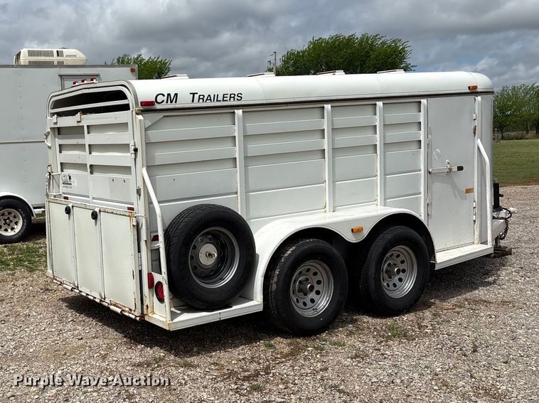 image for item EW1501 2005 Contract Manufacturer livestock trailer
