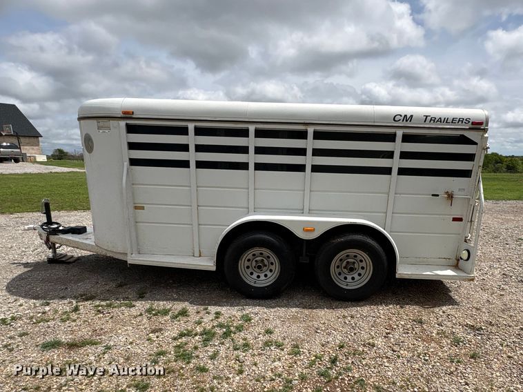 image for item EW1501 2005 Contract Manufacturer livestock trailer