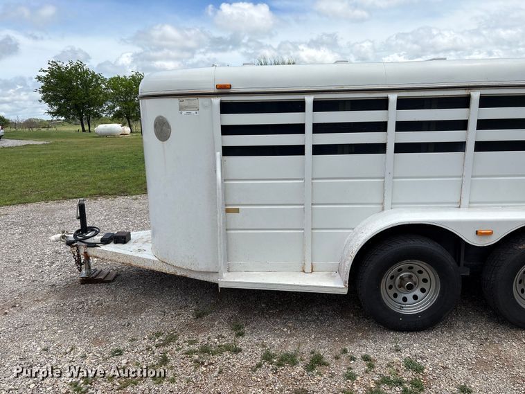 image for item EW1501 2005 Contract Manufacturer livestock trailer