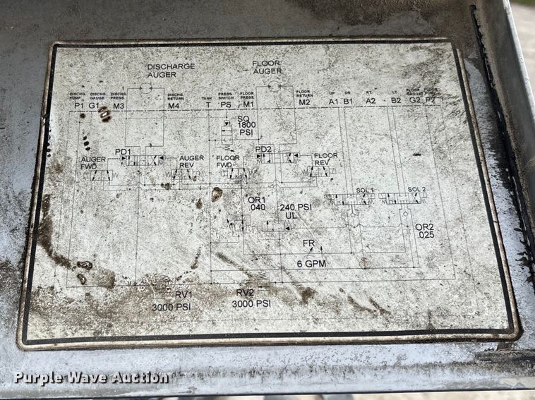 image for item FB3308 2013 Warren AT-36-SER4 feed delivery trailer