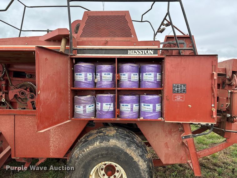 image for item FB3346 1996 Hesston 4755 large square baler
