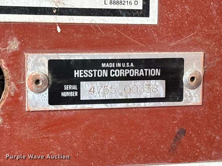 image for item FB3346 1996 Hesston 4755 large square baler