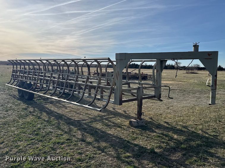 image for item FB7127 Pride of the prairie hay bale trailer