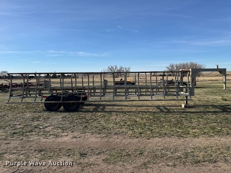 image for item FB7127 Pride of the prairie hay bale trailer