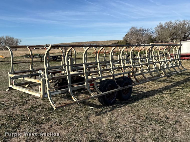 image for item FB7127 Pride of the prairie hay bale trailer