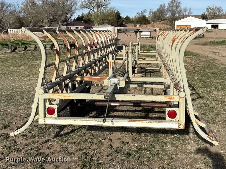 image for item FB7127 Pride of the prairie hay bale trailer