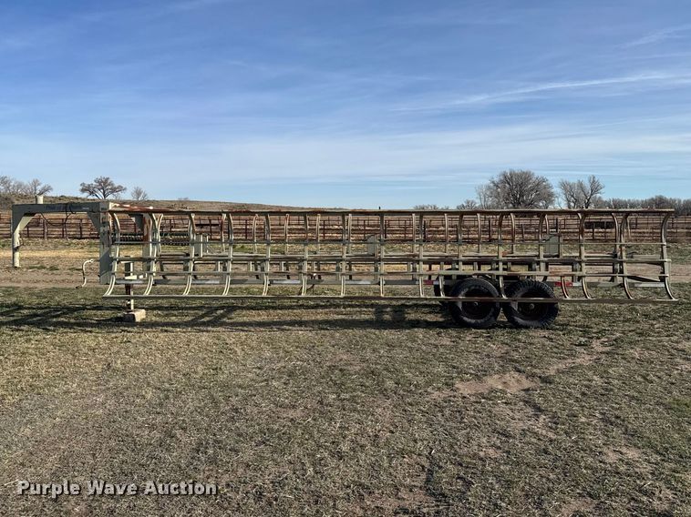 image for item FB7127 Pride of the prairie hay bale trailer