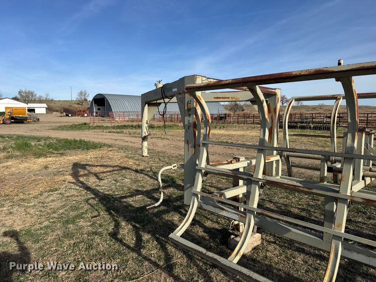 image for item FB7127 Pride of the prairie hay bale trailer