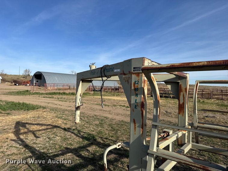 image for item FB7127 Pride of the prairie hay bale trailer