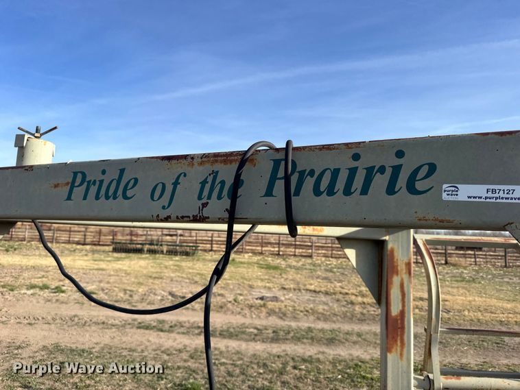 image for item FB7127 Pride of the prairie hay bale trailer