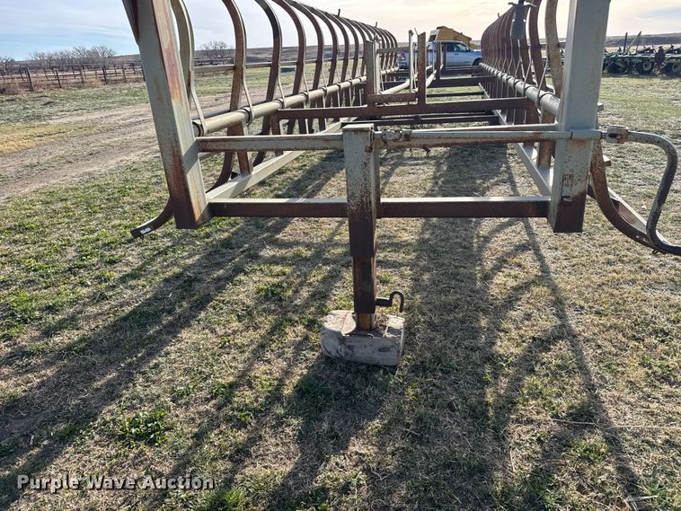 image for item FB7127 Pride of the prairie hay bale trailer